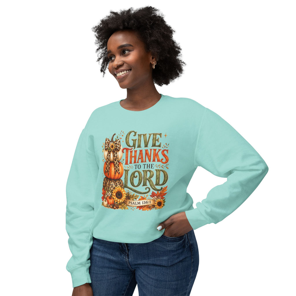 Give Thanks to the Lord Crewneck Sweatshirt