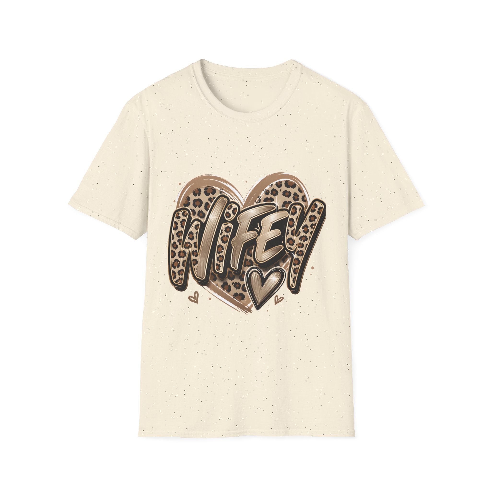 Mom Heart Leopard T‑Shirt