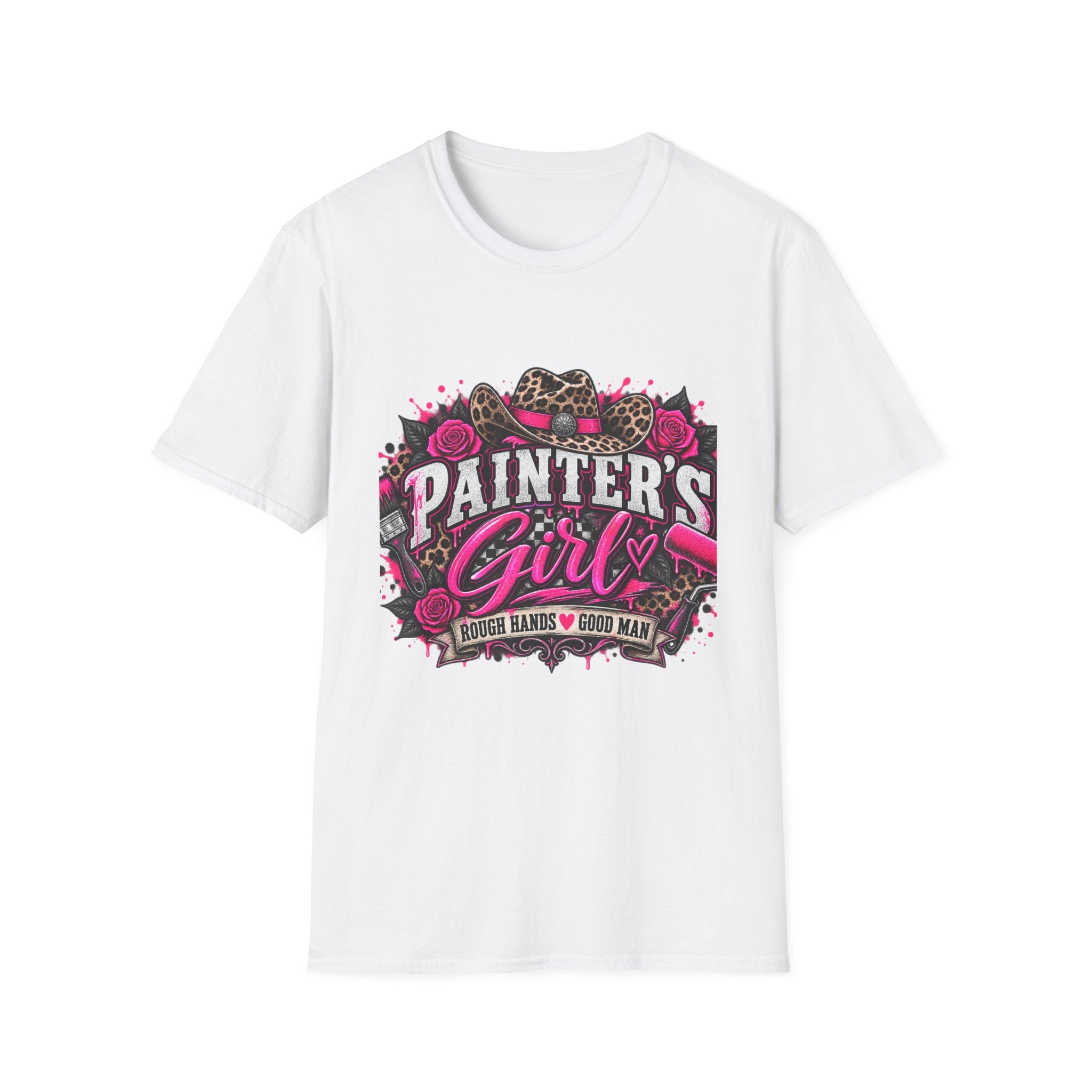 Painter's Girl T-Shirt — Feminine Cowgirl Paint Crew Tee