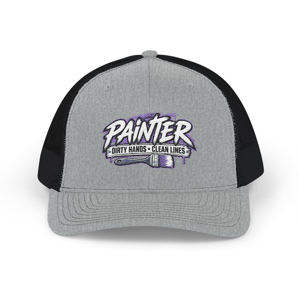 Painter Trucker Cap – 'Painter: Dirty Hands, Clear Lines' Snapback Hat