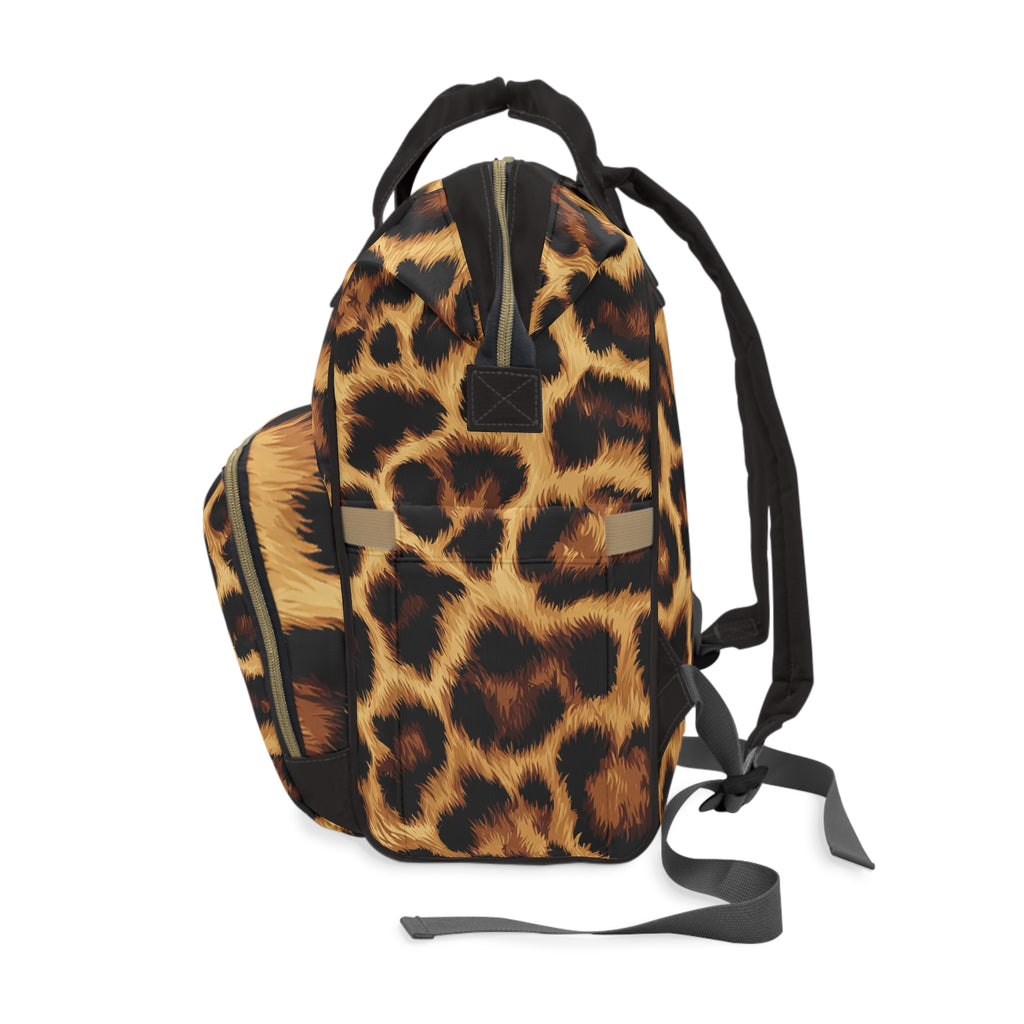 Leopard Print Diaper Backpack