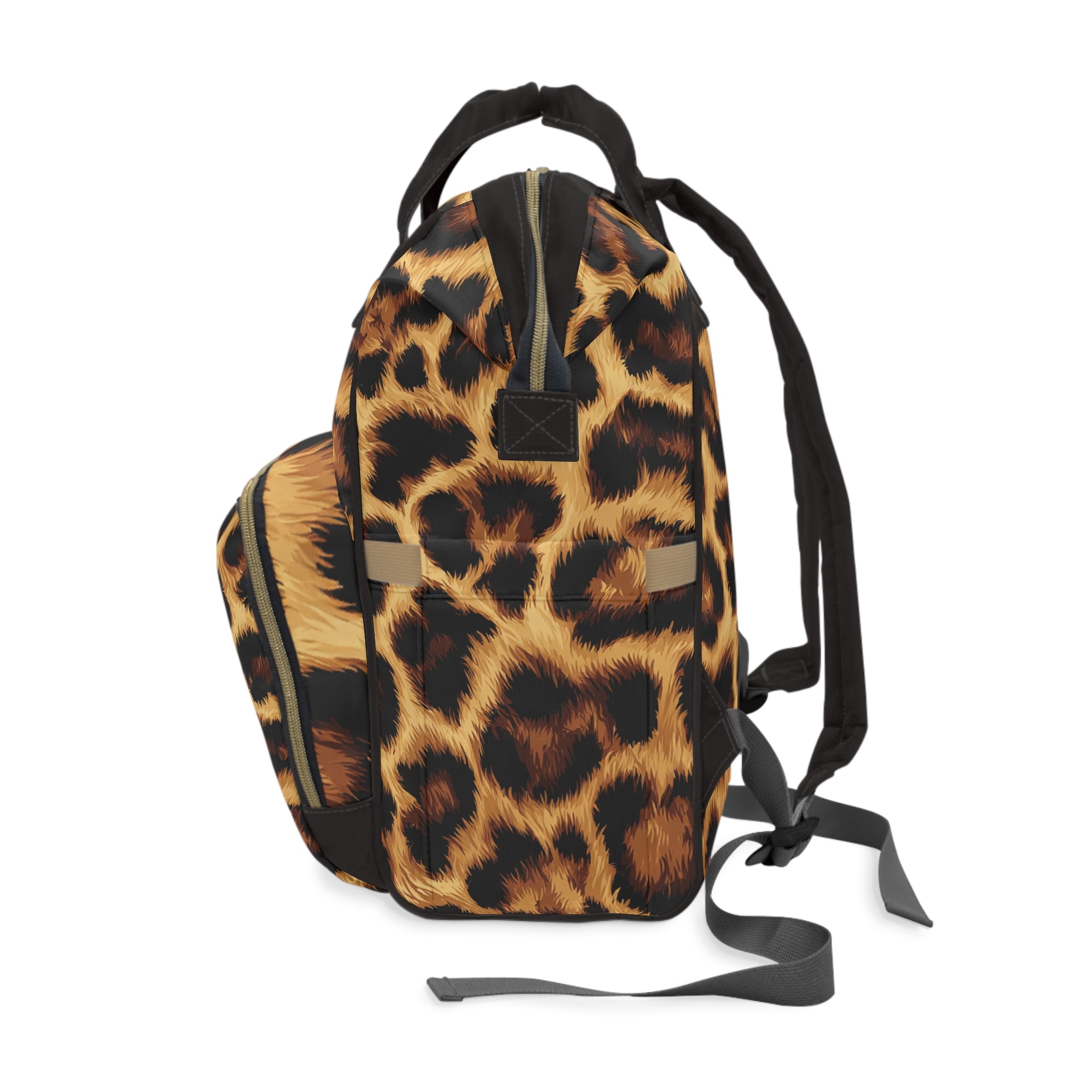 Leopard Print Diaper Backpack