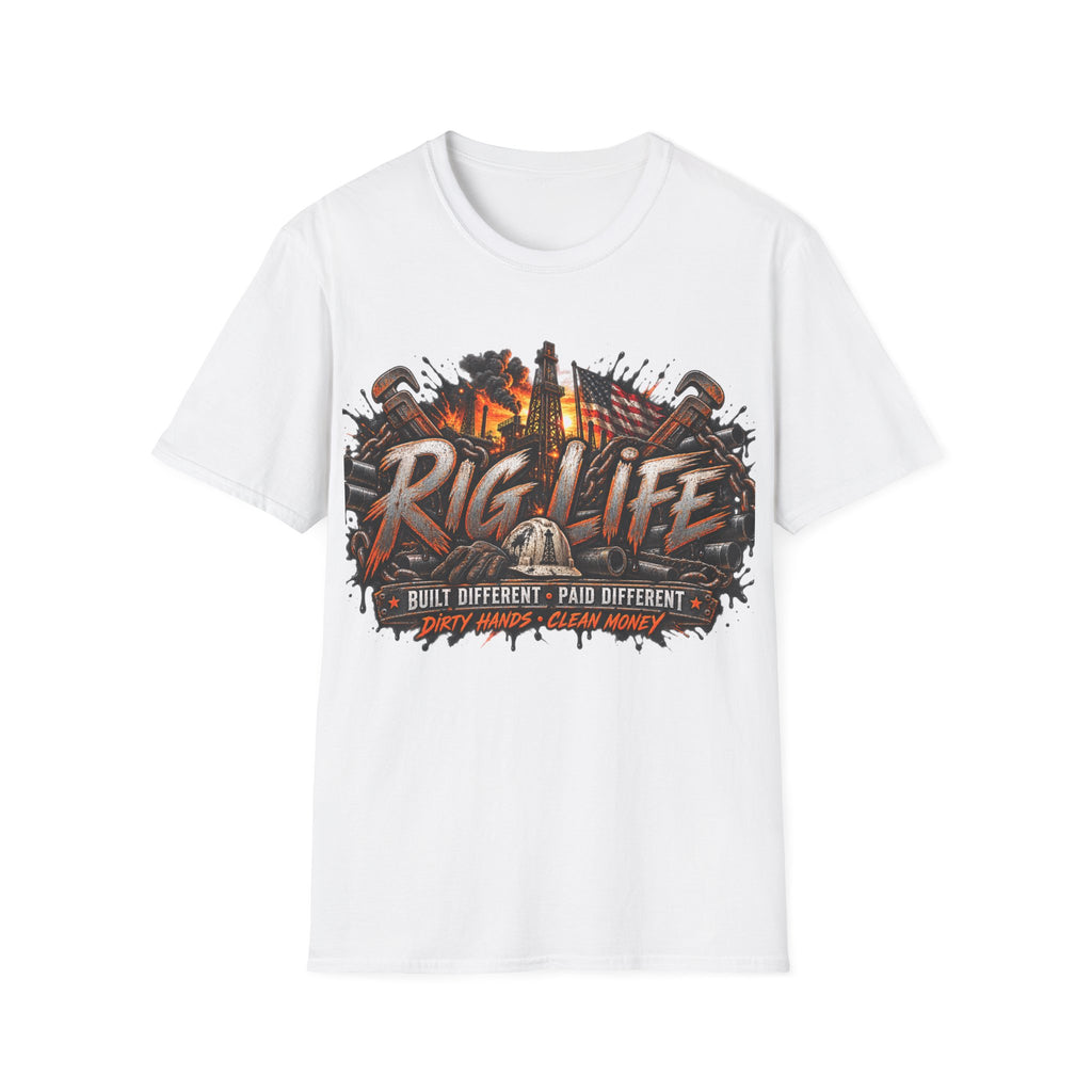 Rig Life T-Shirt – Oilfield Driller Graphic Tee (Rig Life)
