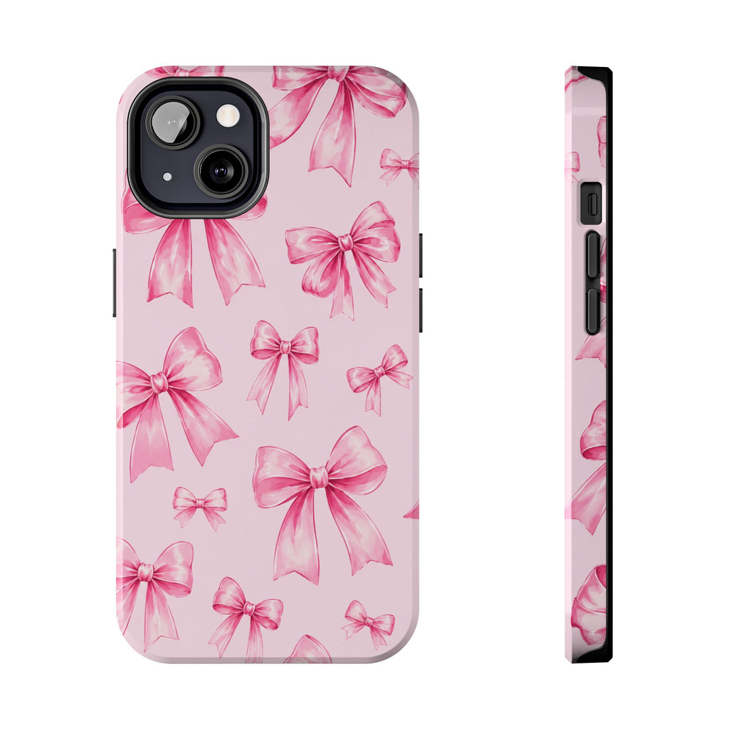 Pink Bow Tough Phone Case