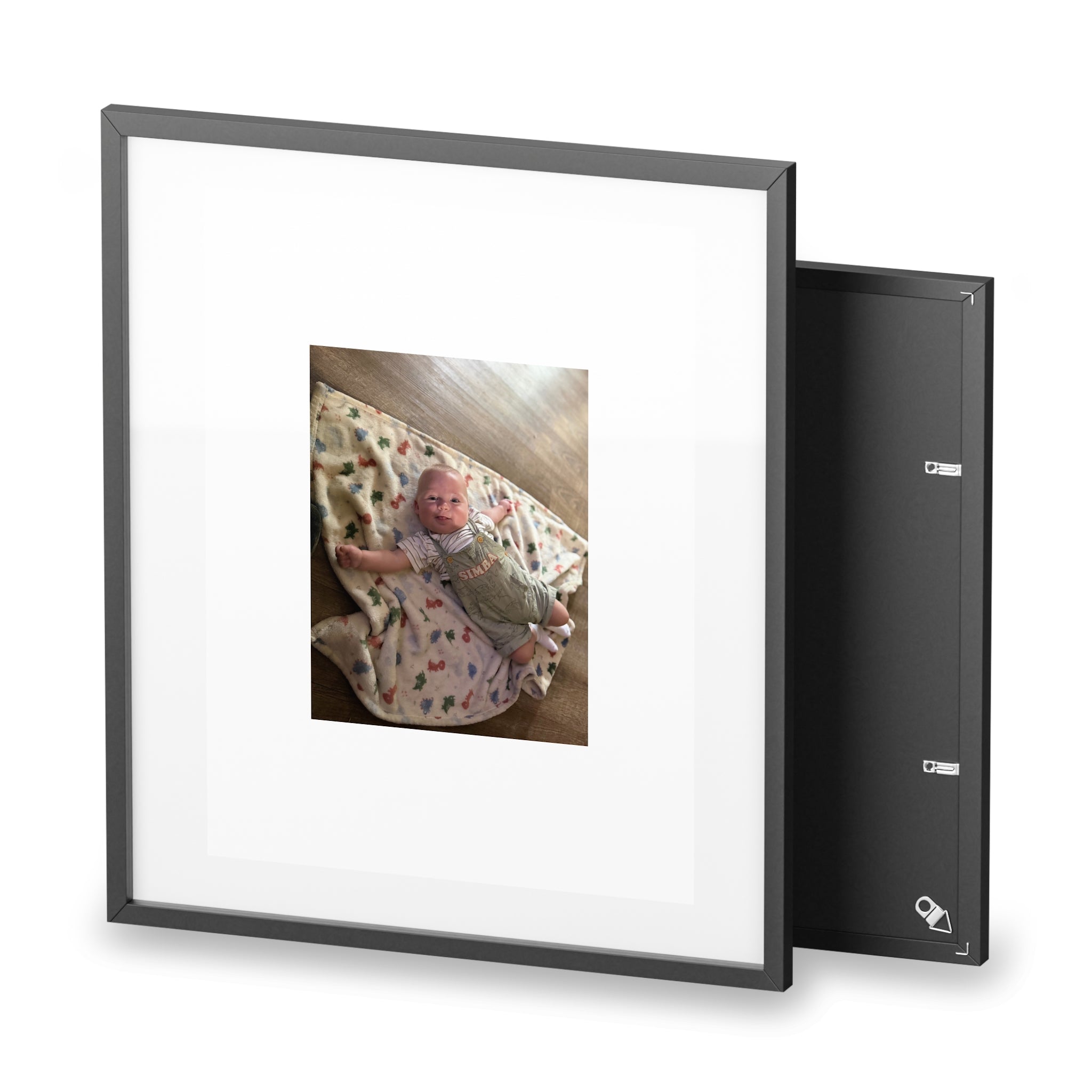 Custom Framed Photo Print — Personalized Matte Poster (Baby Photo)