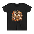 Youth Tee — Leopard Pumpkin Fall Graphic Shirt