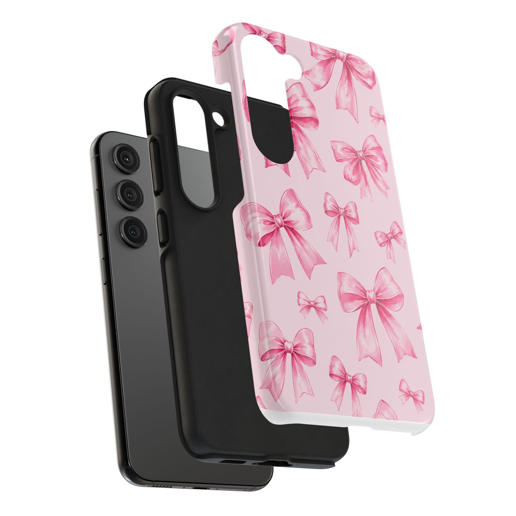 Pink Bow Tough Phone Case
