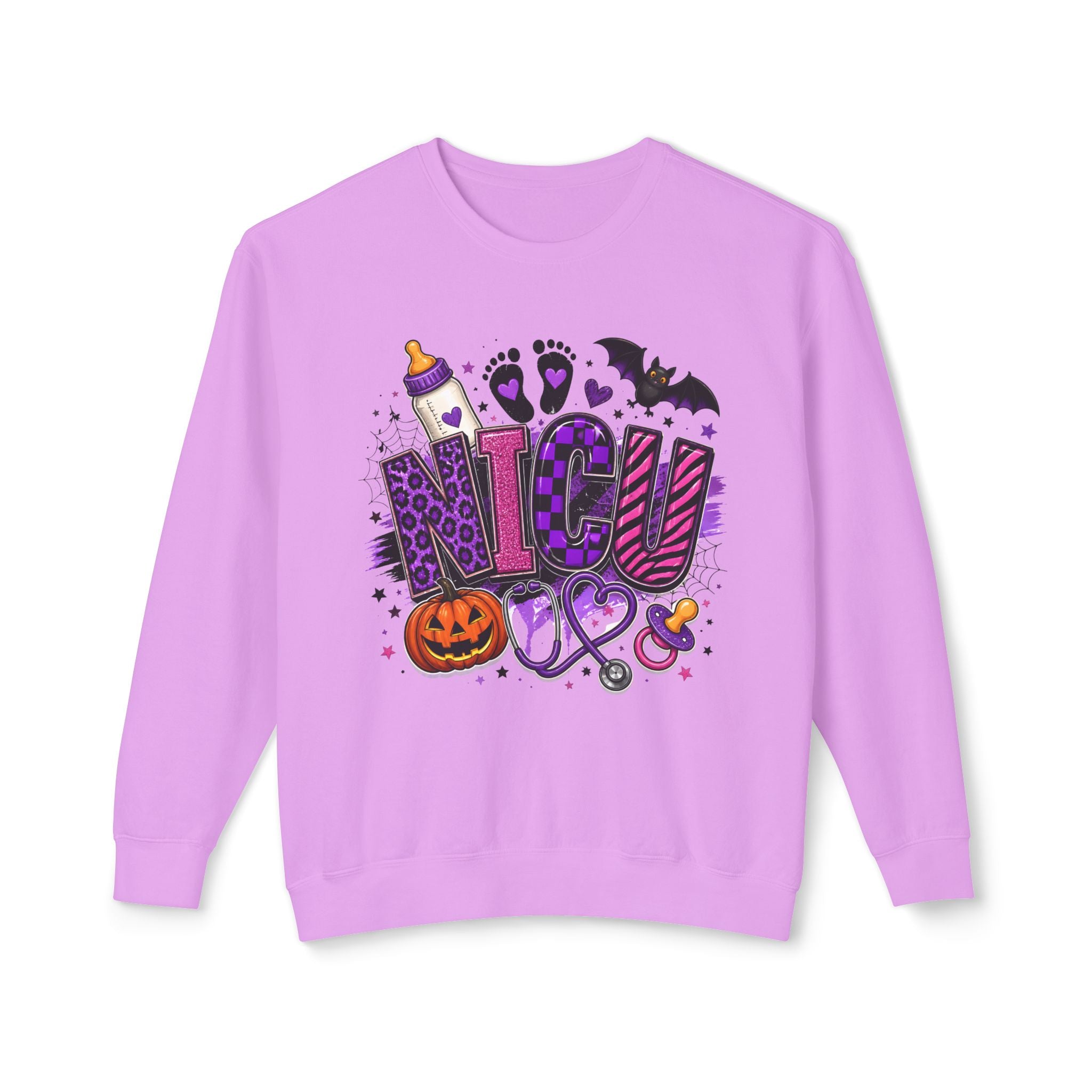 NICU Nurse Halloween Crewneck Sweatshirt
