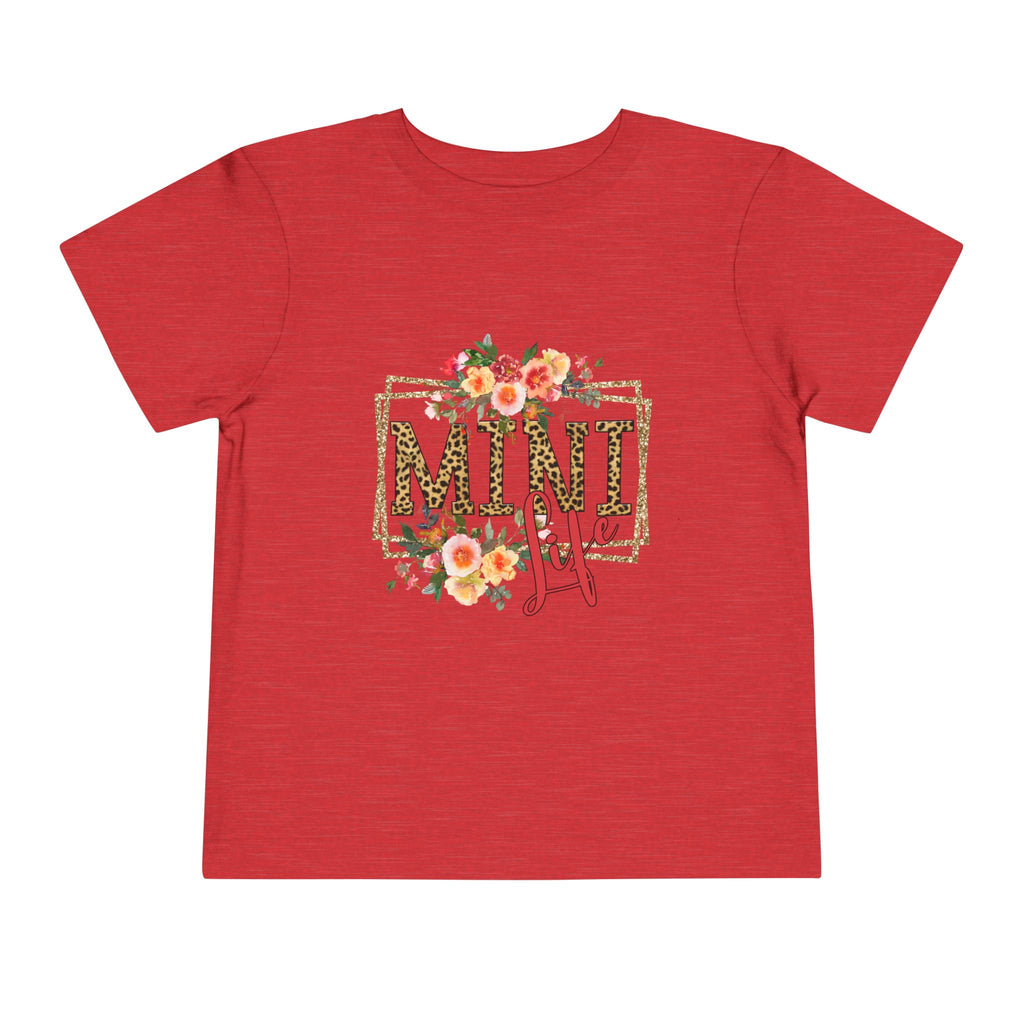 Mini Life Floral Leopard Toddler Tee