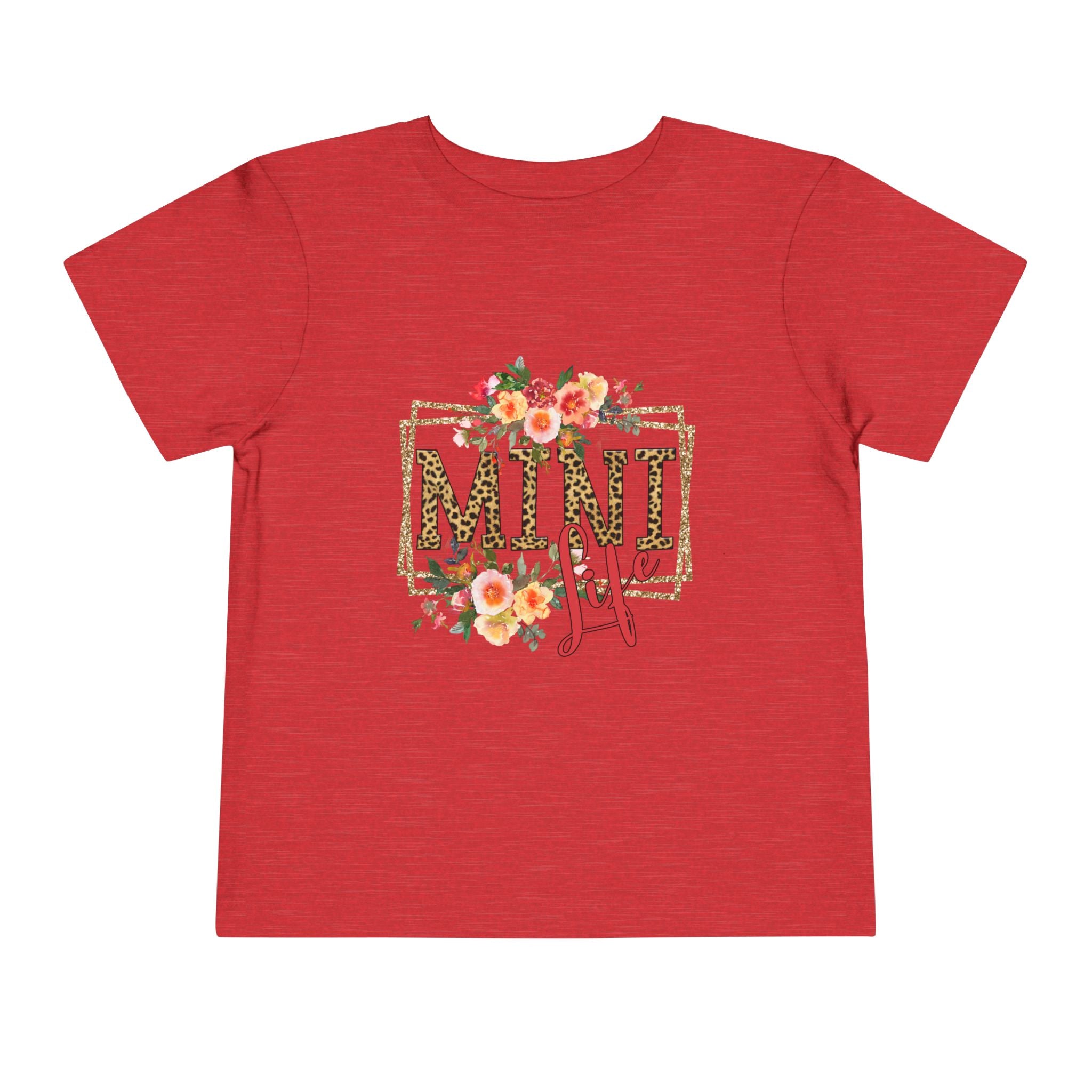 Mini Life Floral Leopard Toddler Tee