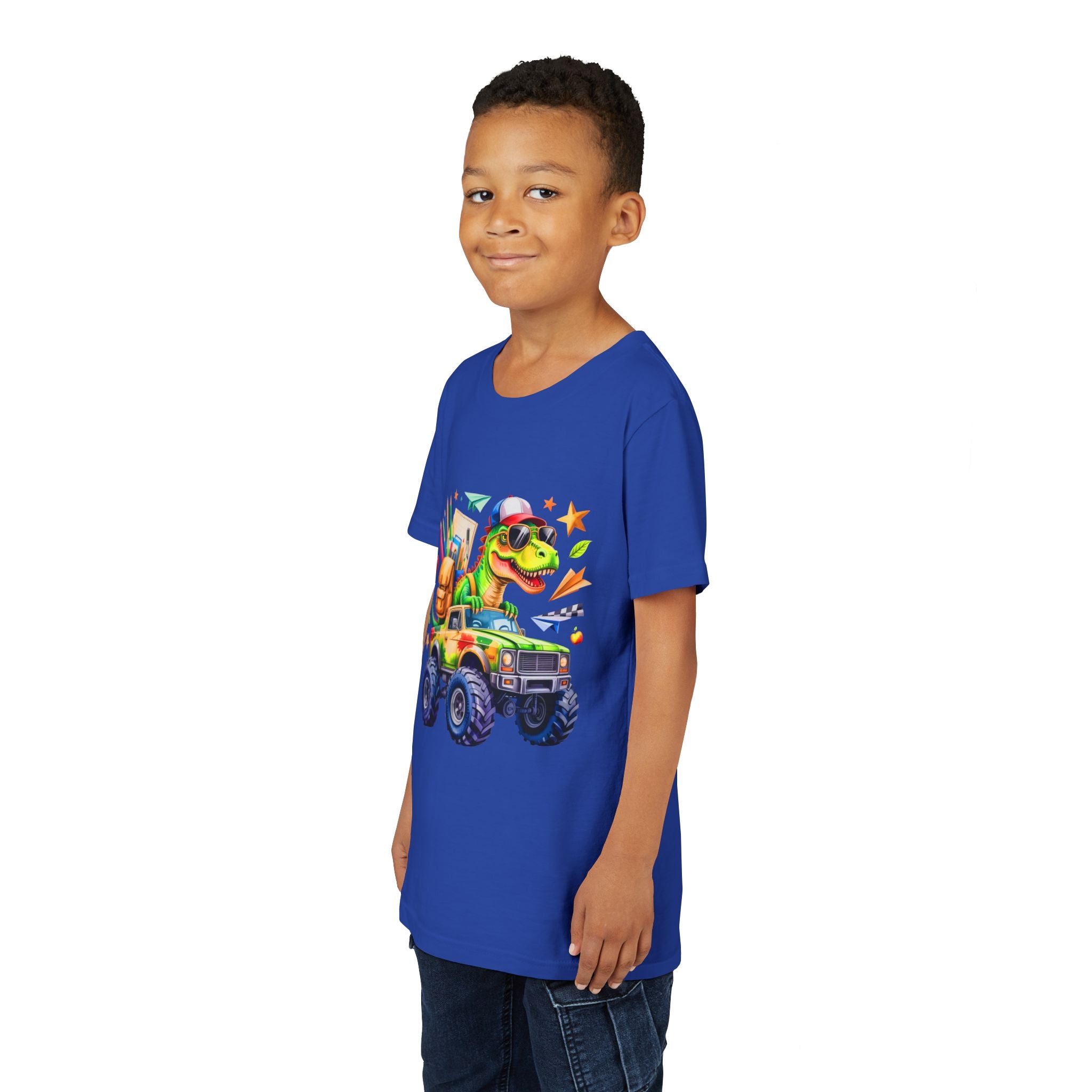 Dino School Monster Truck Kids Tee