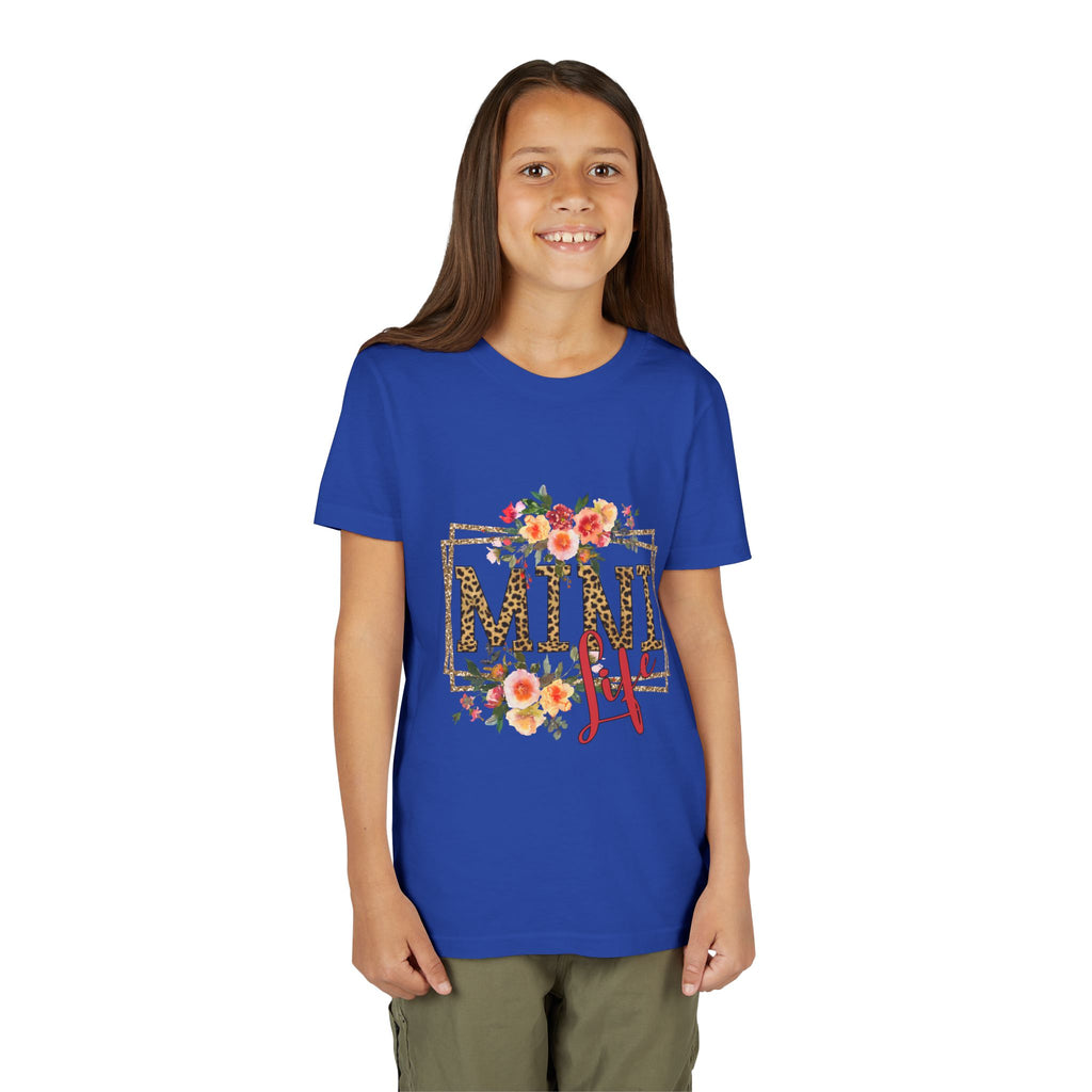 Mini Me Floral Leopard Youth Tee
