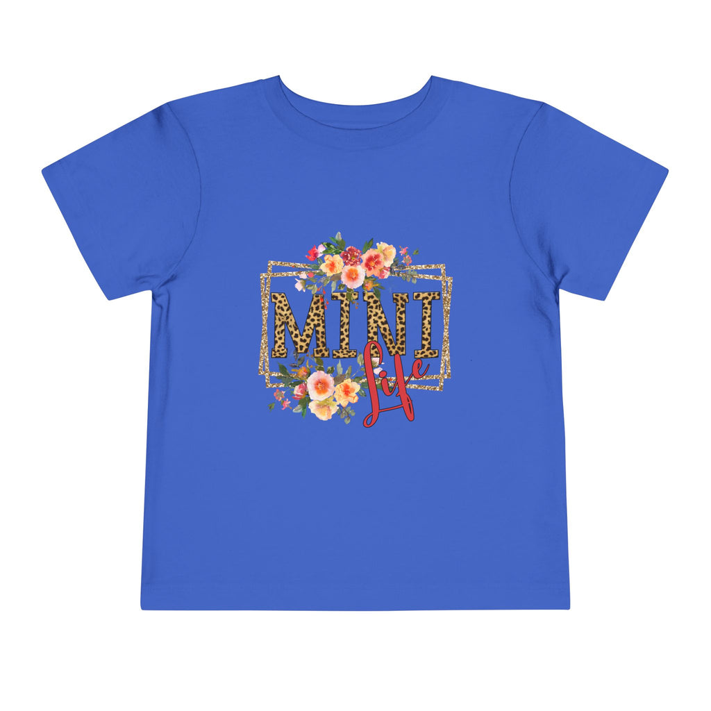 Mini Life Floral Leopard Toddler Tee
