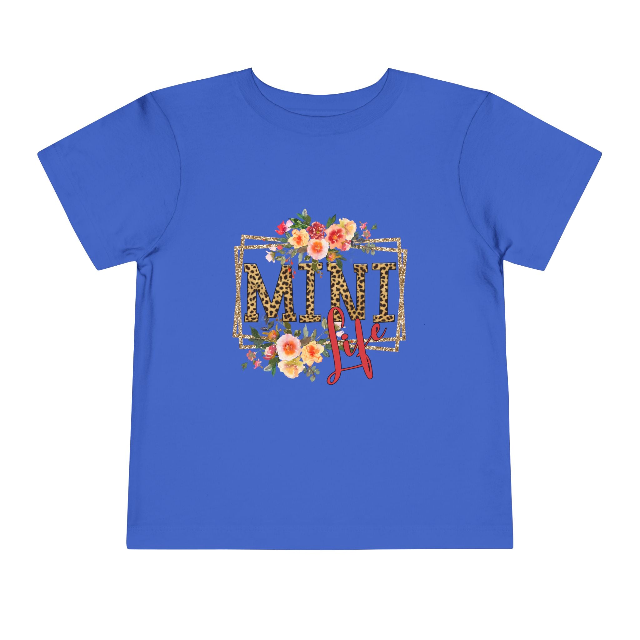 Mini Life Floral Leopard Toddler Tee