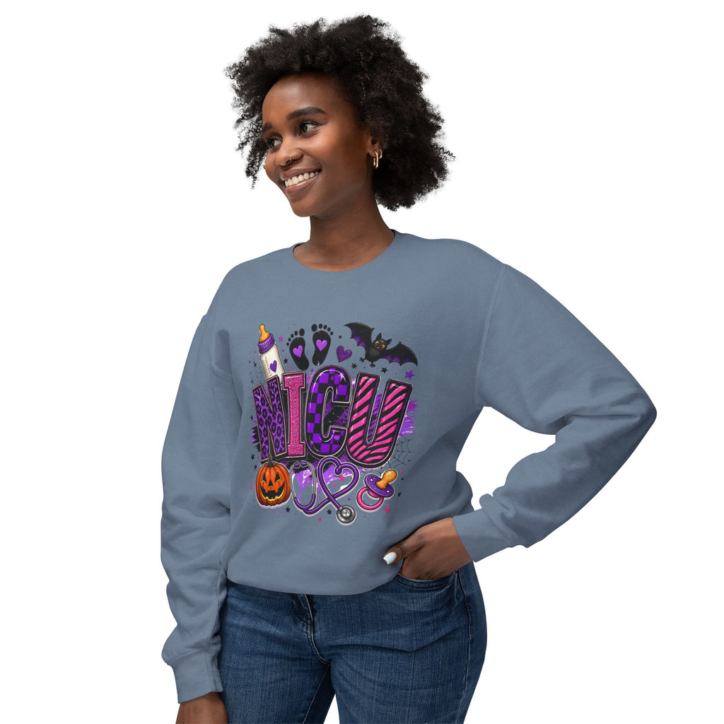 NICU Nurse Halloween Crewneck Sweatshirt