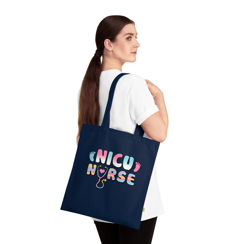 NICU Nurse Organic Tote Bag