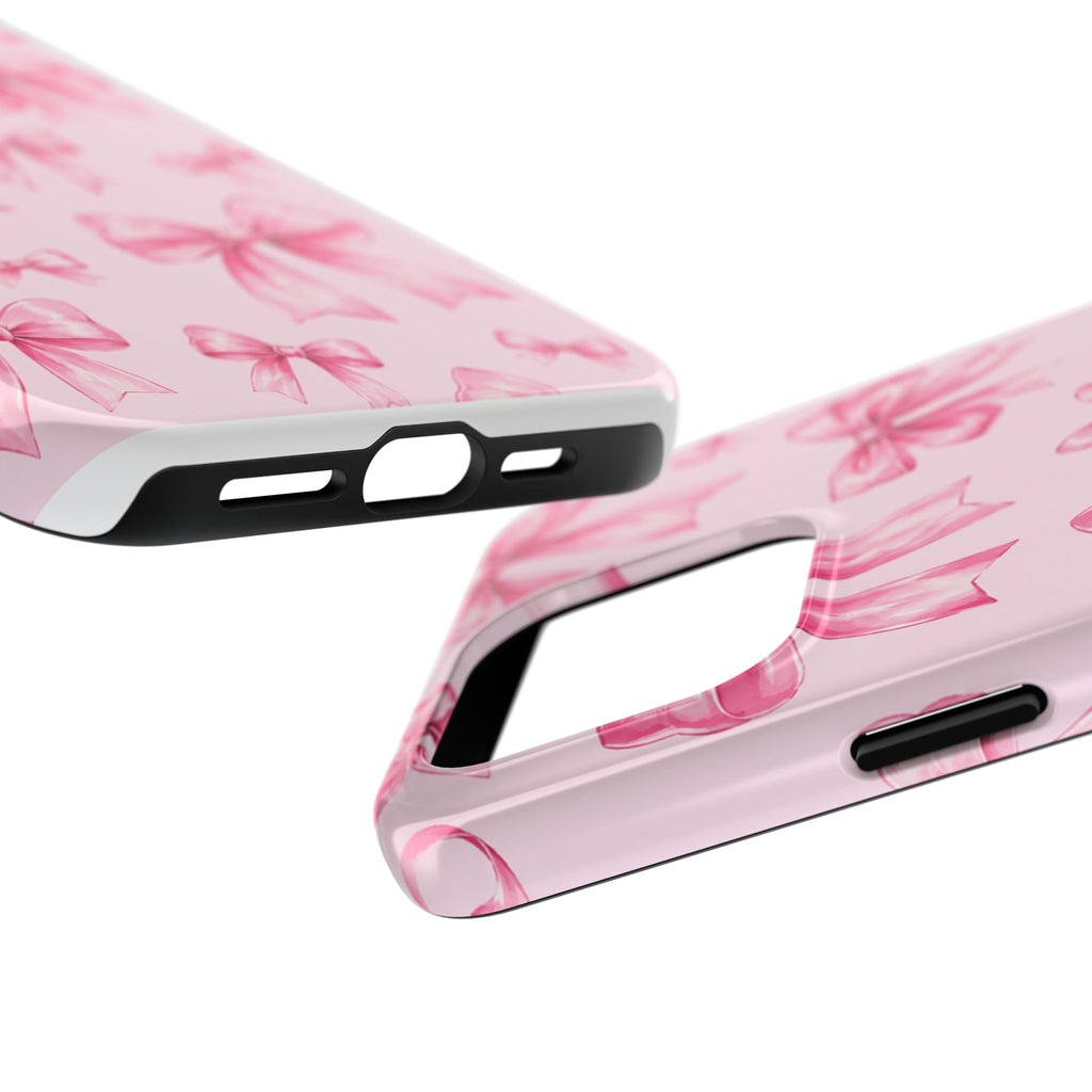 Pink Bow Tough Phone Case