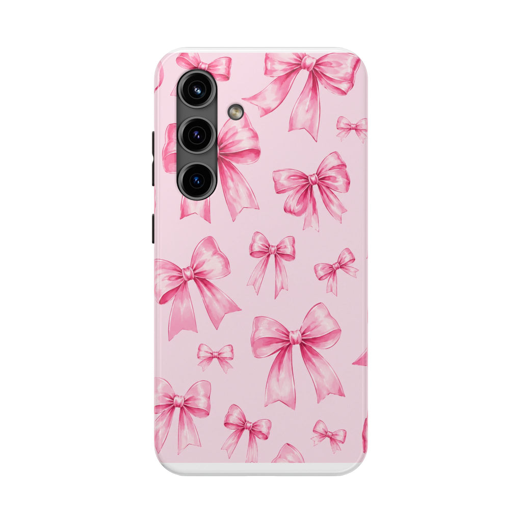 Pink Bow Tough Phone Case