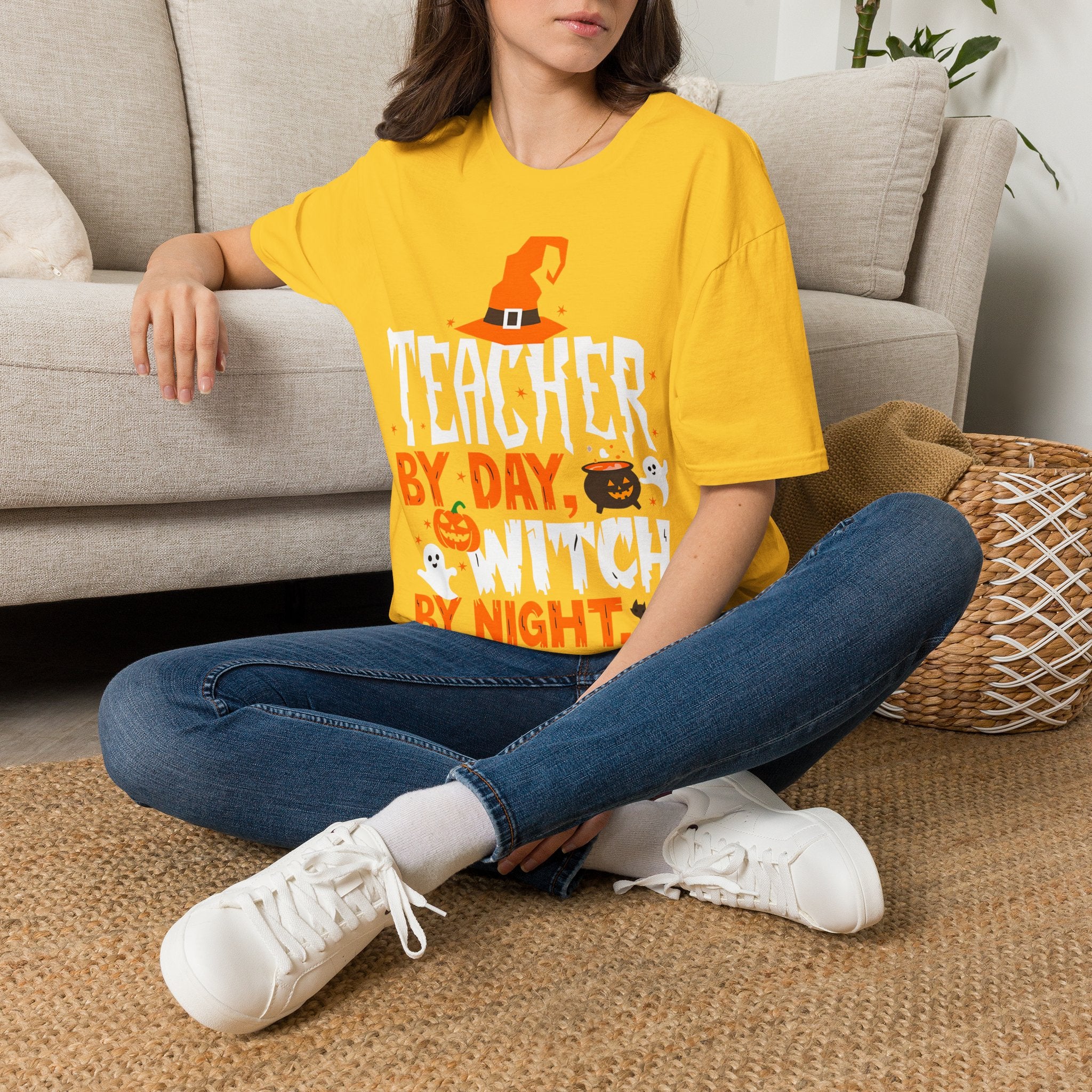 Teacher By Day Witch By Night T-Shirt