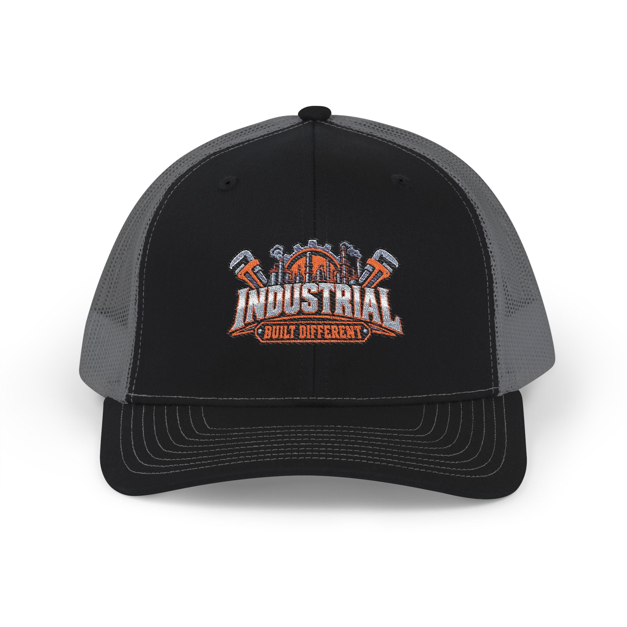 Industrial Trades Logo Snapback Trucker Cap