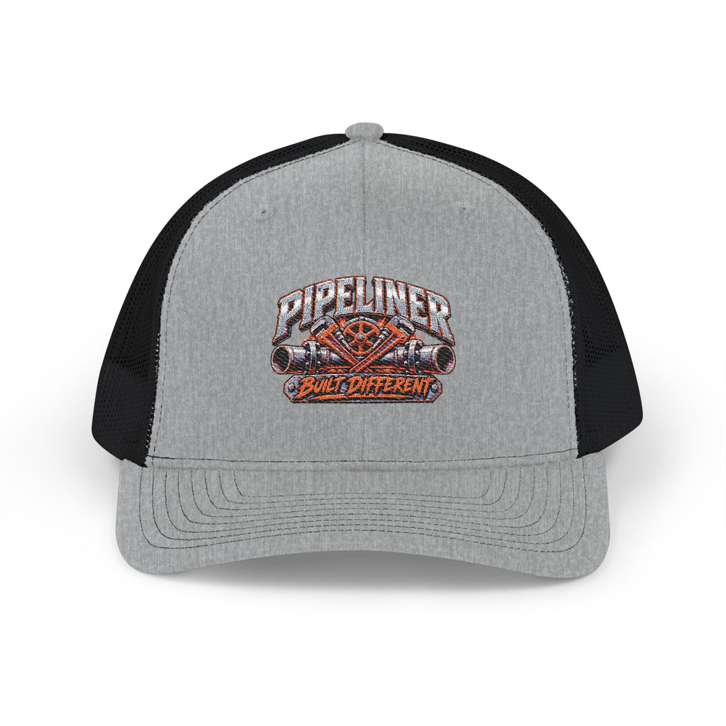Pipeliner Trucker Cap – Embroidered Snapback Mesh Hat