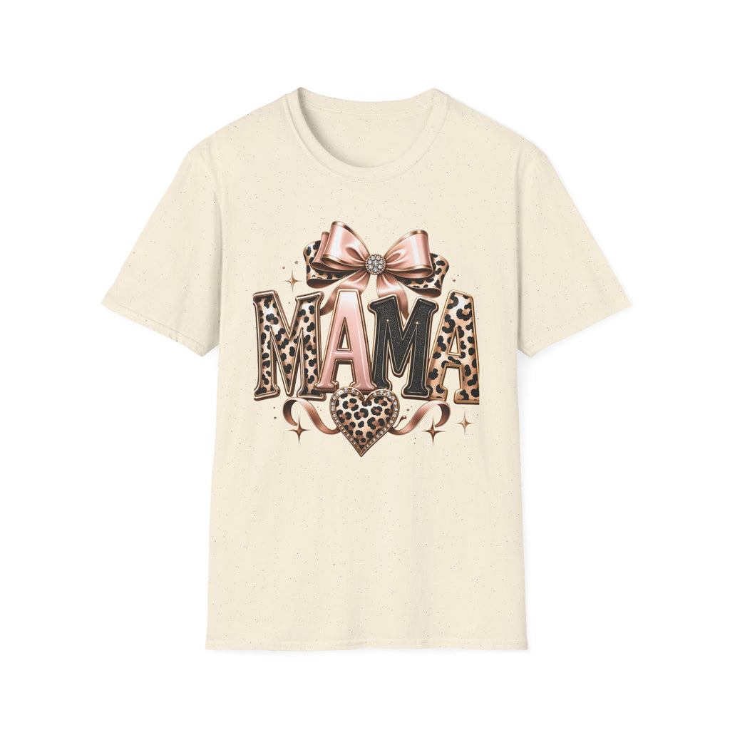 Mama Leopard Bow T-Shirt