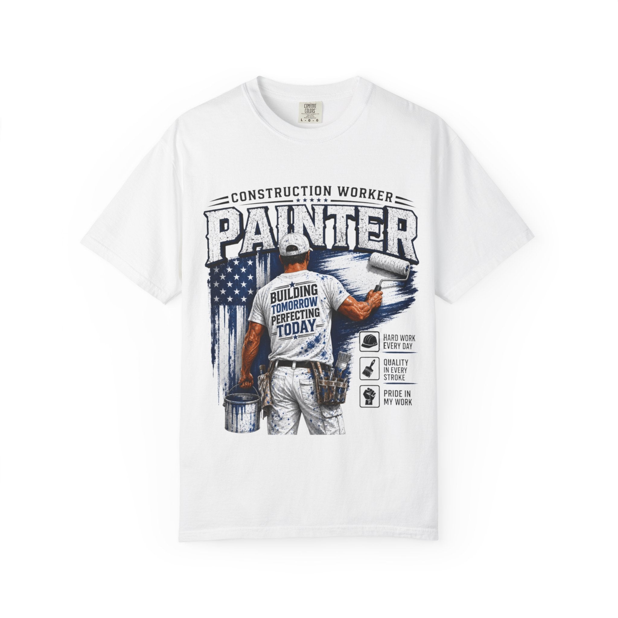 Painter Construction Worker T-Shirt – CUSTOM