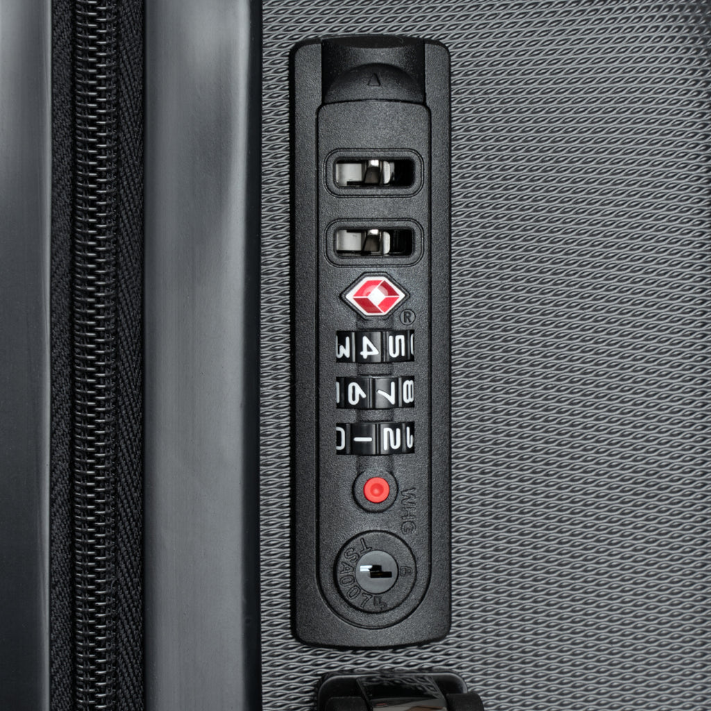 Carry-On Suitcase with Retractable Handle — Lightweight Durable Travel Luggage