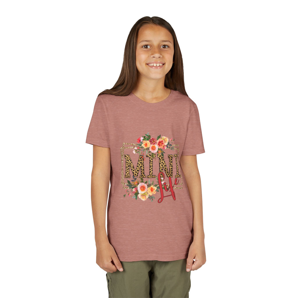 Mini Me Floral Leopard Youth Tee