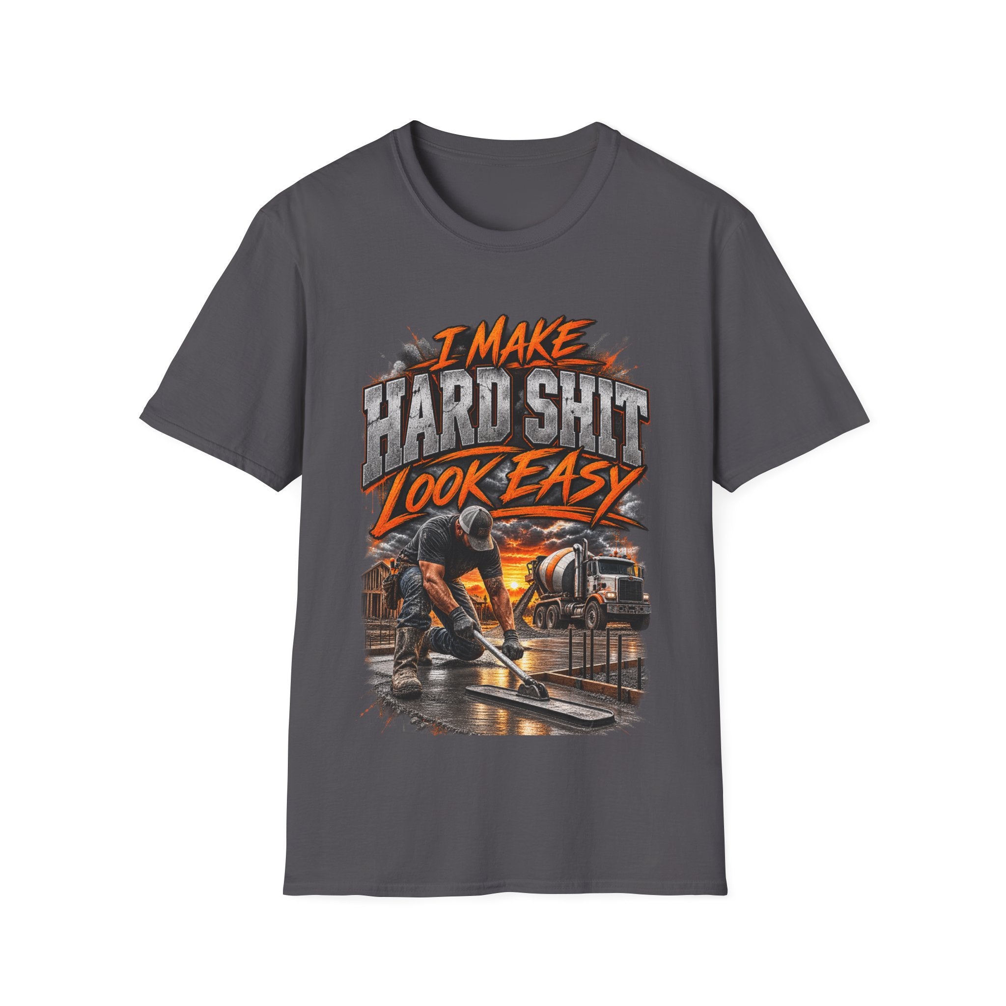 I Make Hard Shit Look Easy T-Shirt — Bold Industrial Graphic Tee for Mechanics & Makers