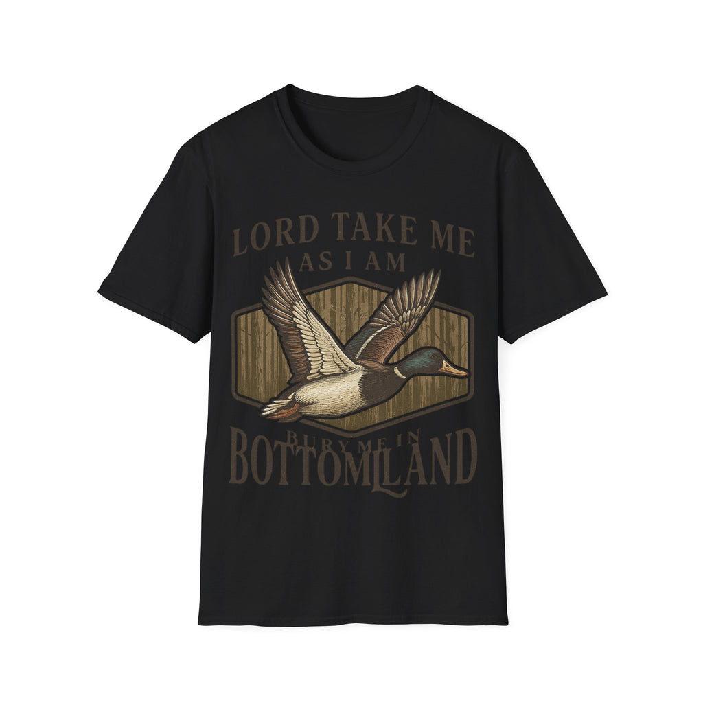 Duck Hunting T-Shirt — "Lord Take Me As I Am" Vintage Waterfowl Tee