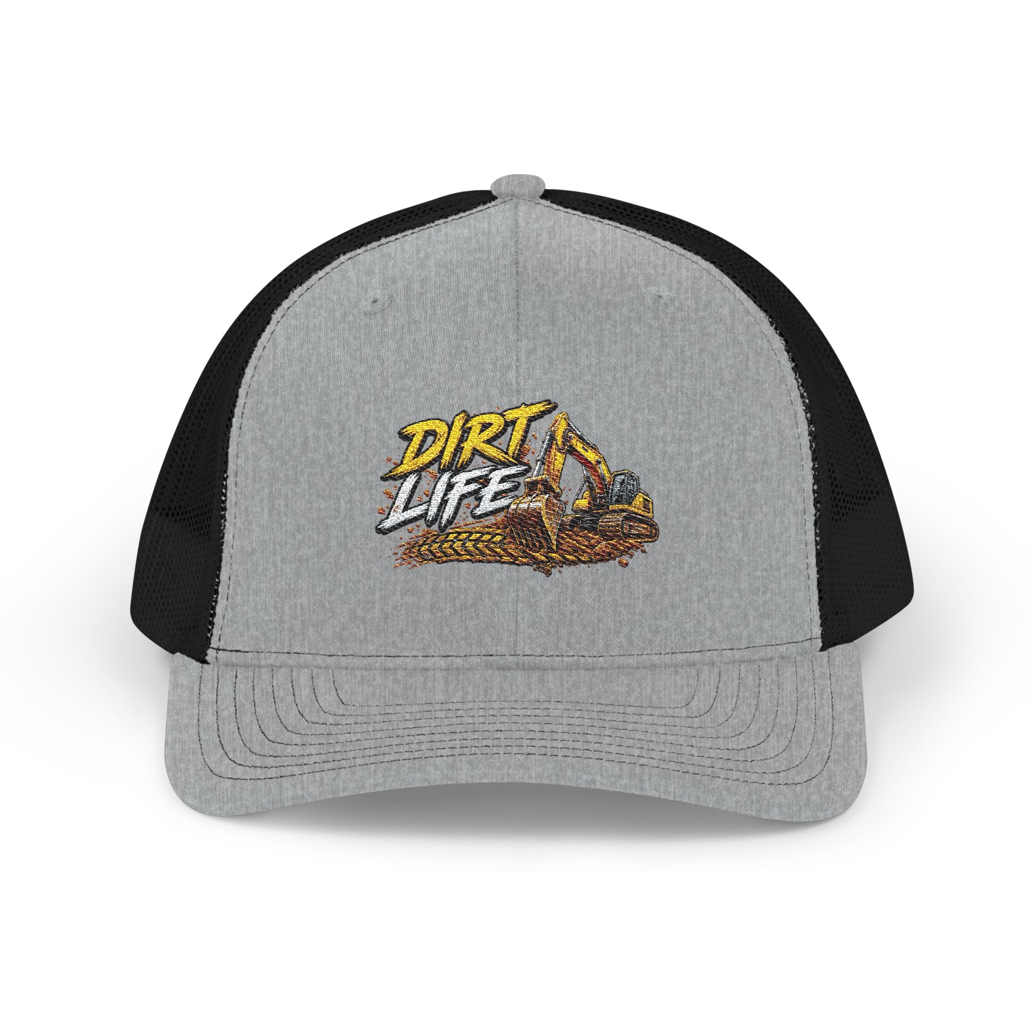 Dirt Life Trucker Cap – Excavator Construction Snapback