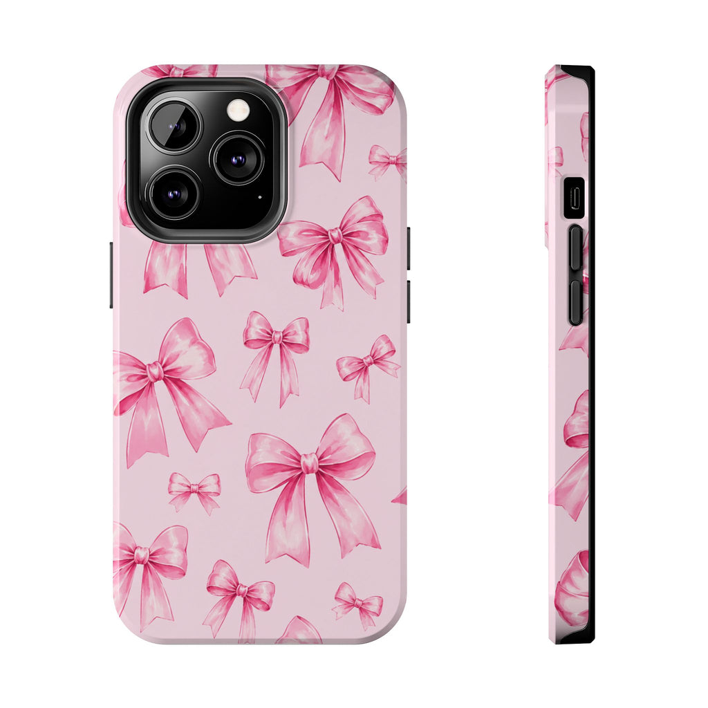 Pink Bow Tough Phone Case