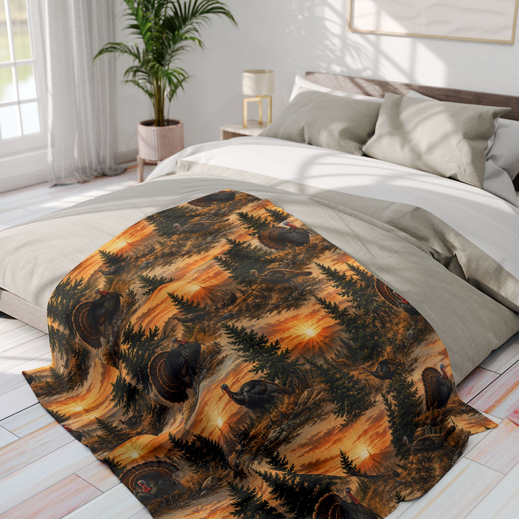 Arctic Fleece Blanket- Turkey Sunset
