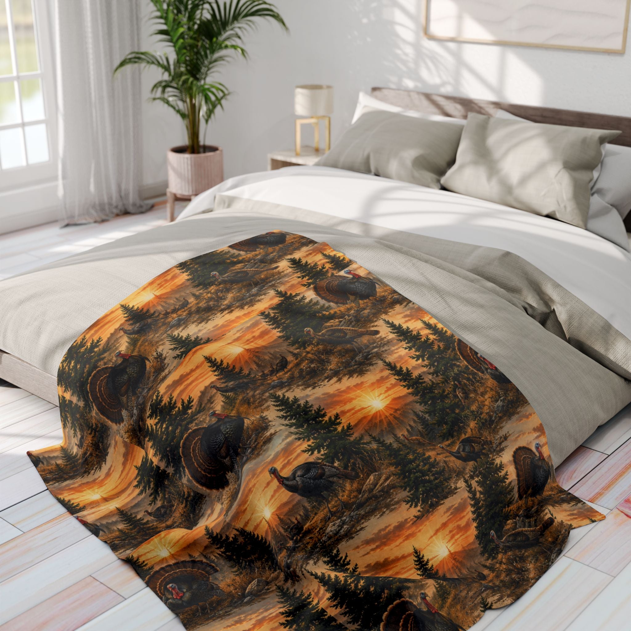 Arctic Fleece Blanket- Turkey Sunset