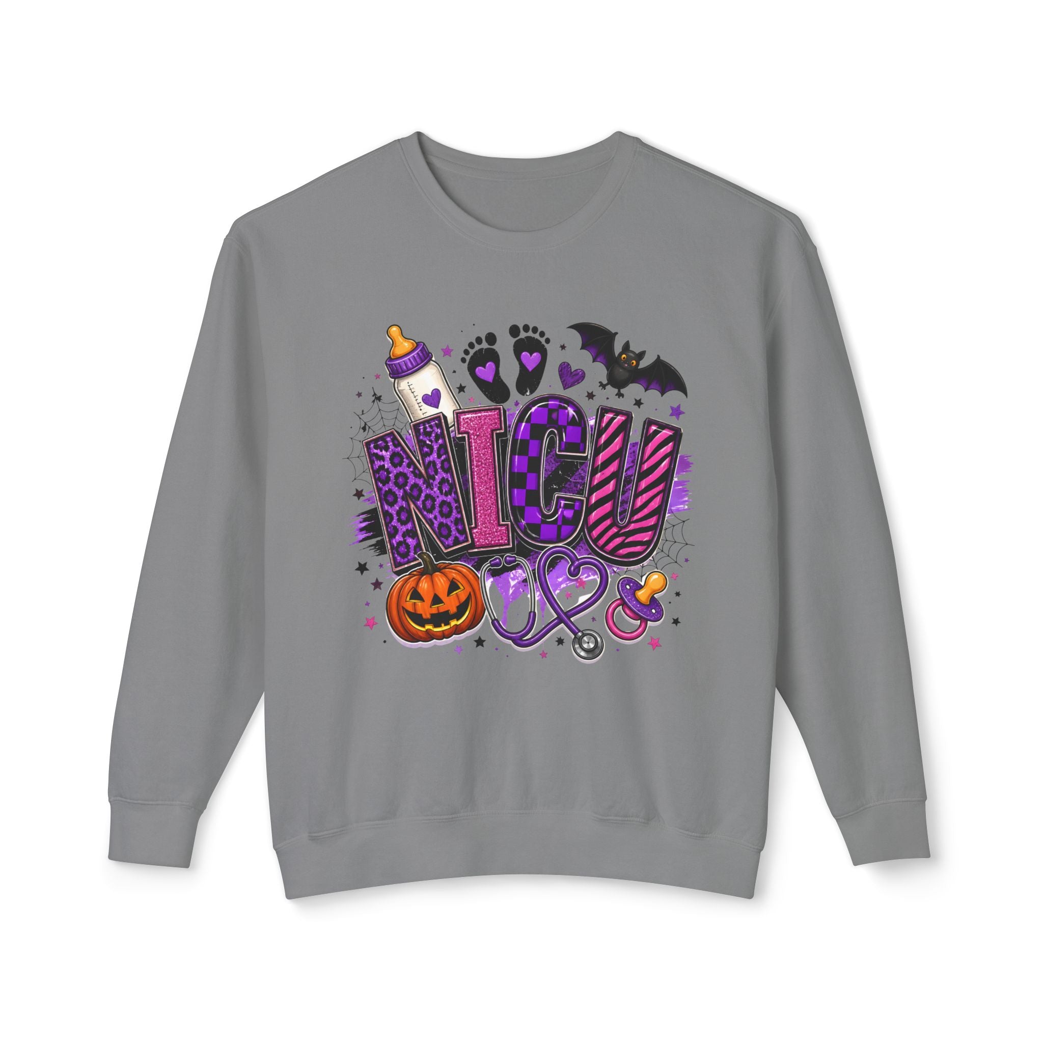 NICU Nurse Halloween Crewneck Sweatshirt