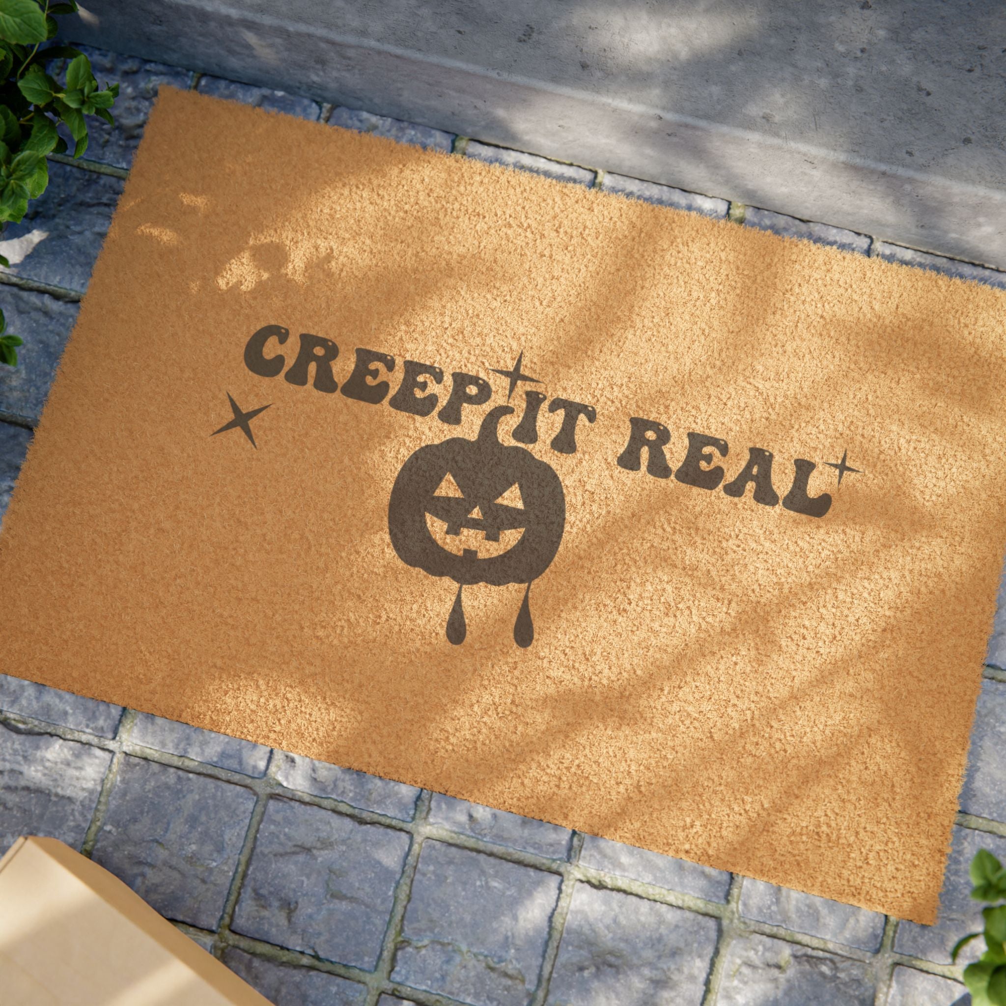 Halloween Creep It Real Welcome Mat