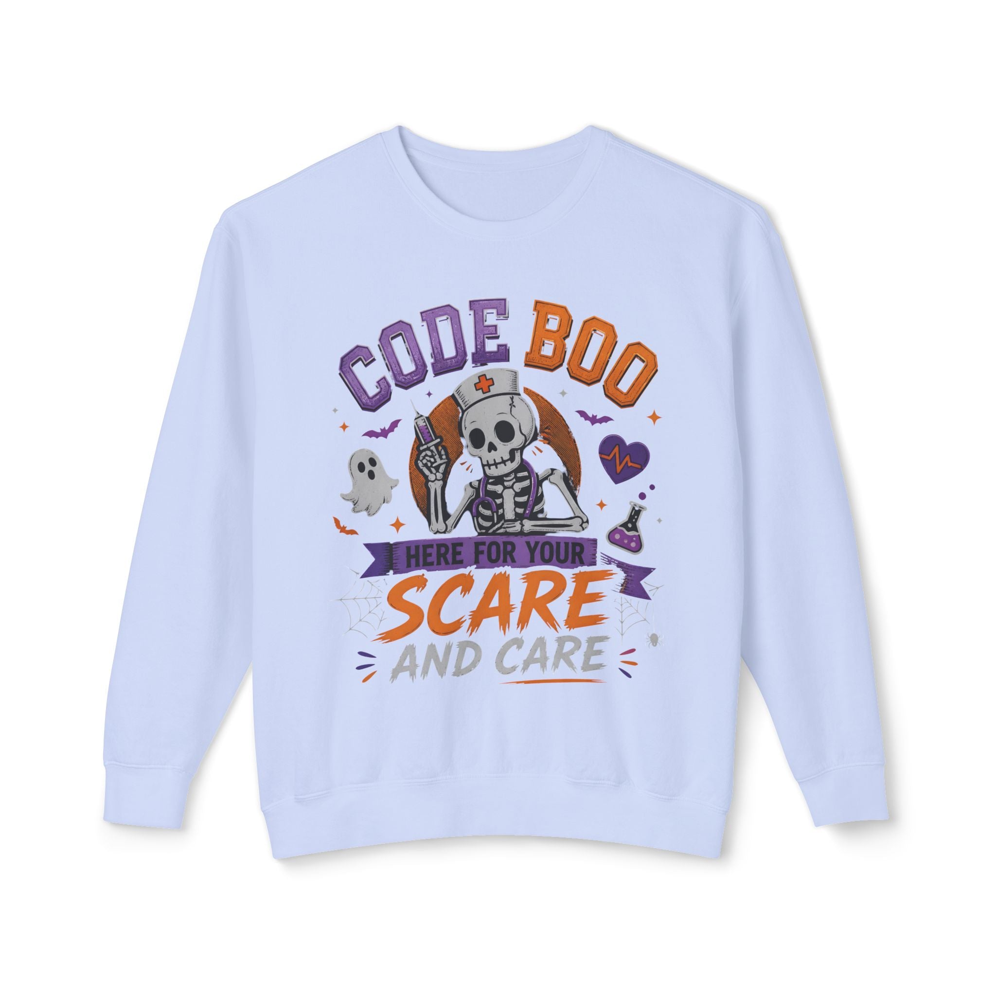 Nurse Skeleton 'Code Boo' Sweatshirt