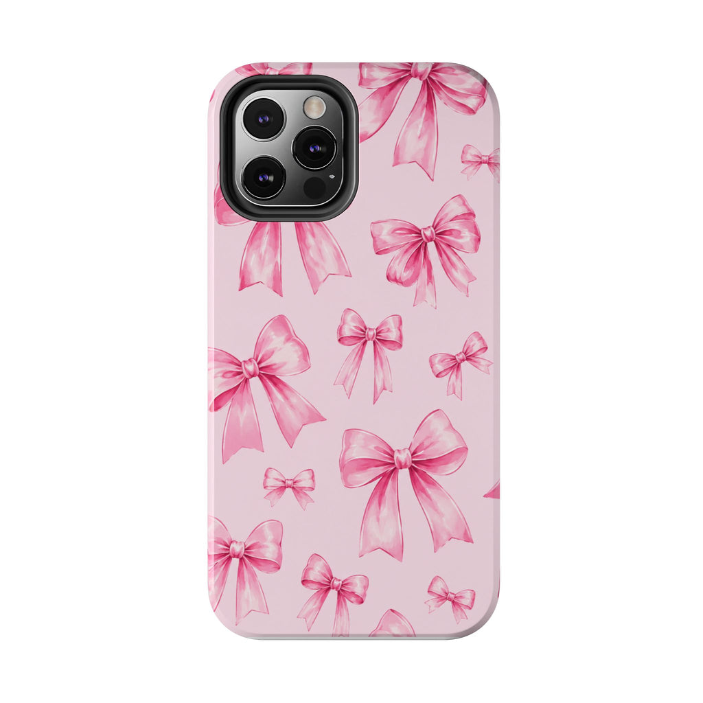 Pink Bow Tough Phone Case