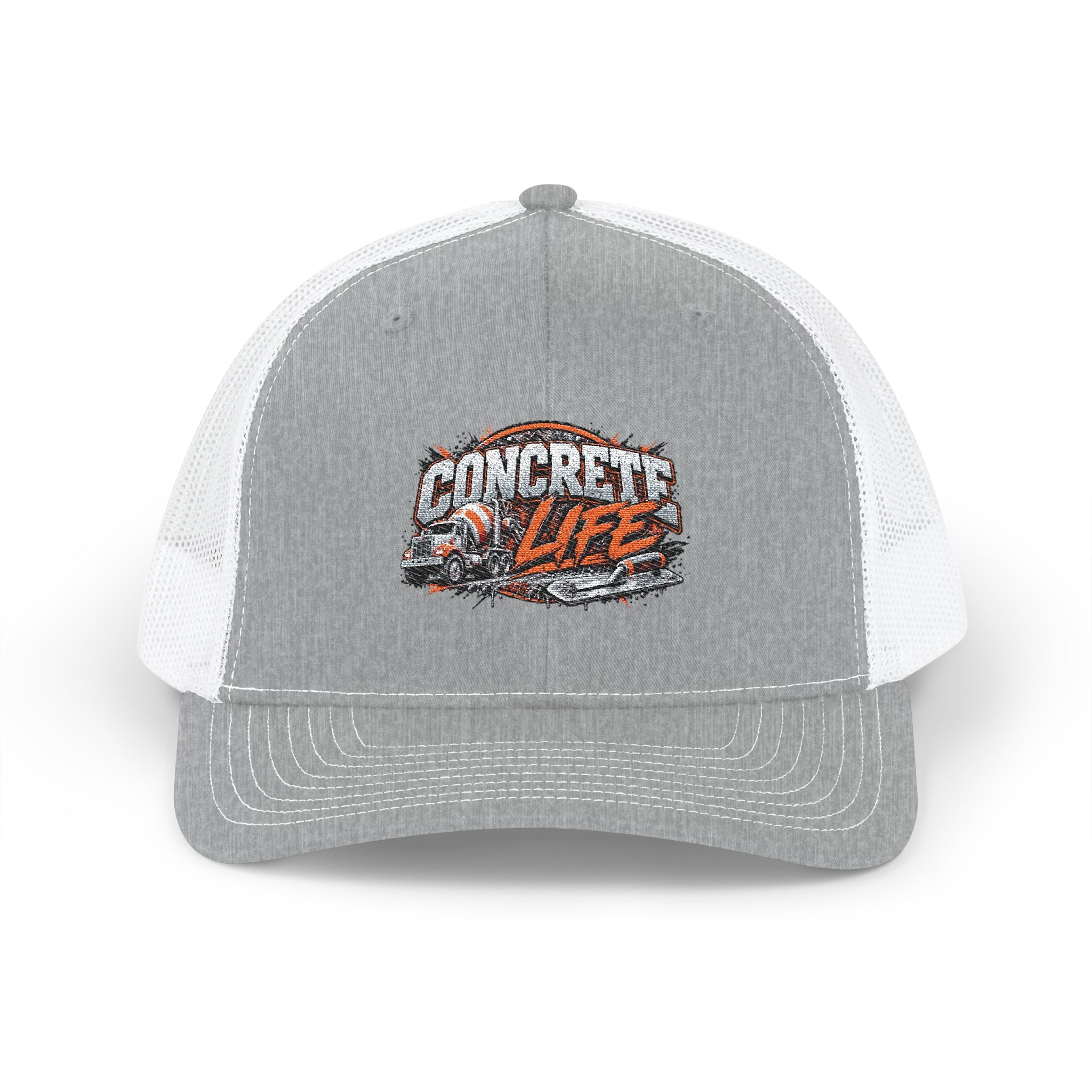 Concrete Life Trucker Cap – Rugged Construction Snapback Hat