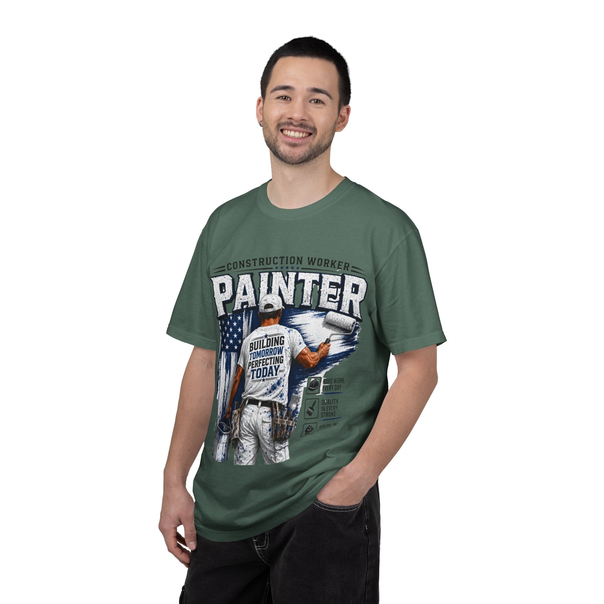 Painter Construction Worker T-Shirt – CUSTOM
