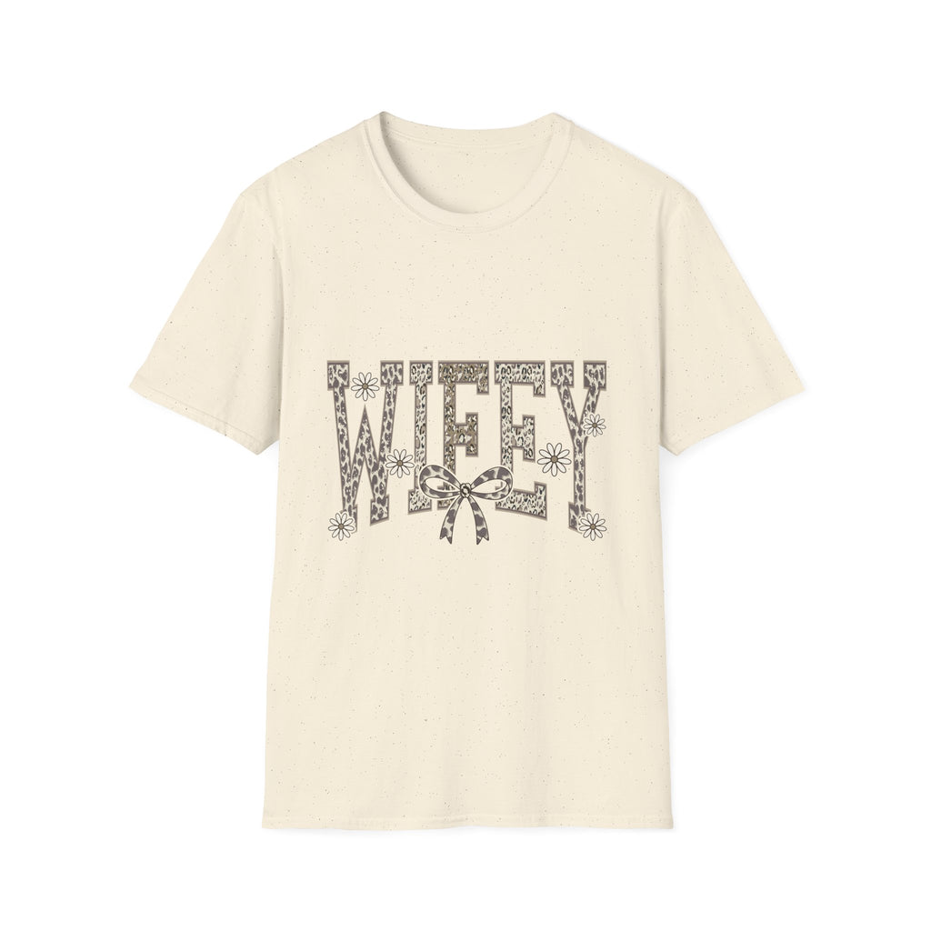 Wifey Leopard Floral T-Shirt