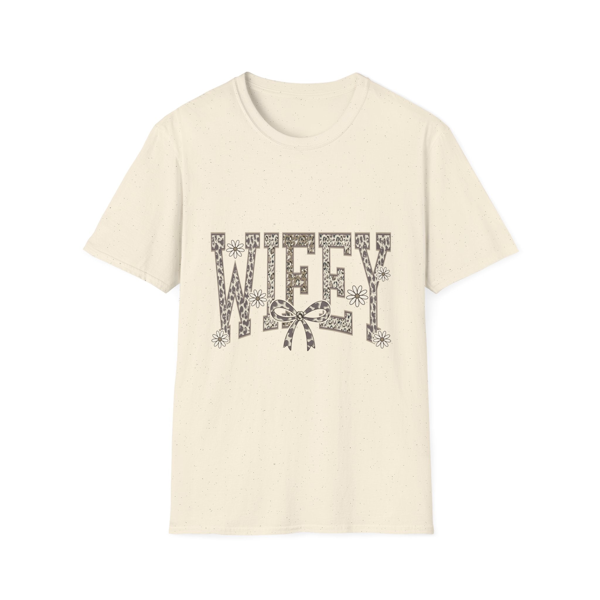 Wifey Leopard Floral T-Shirt