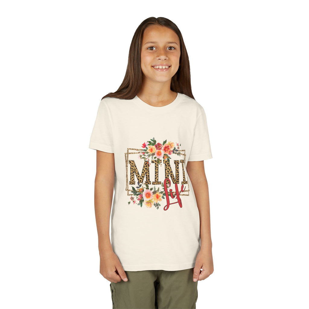 Mini Me Floral Leopard Youth Tee