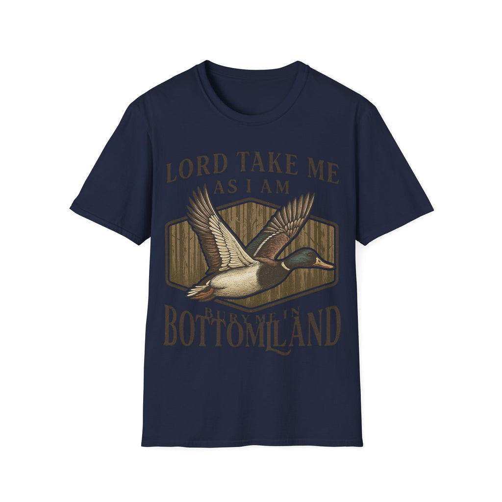 Duck Hunting T-Shirt — "Lord Take Me As I Am" Vintage Waterfowl Tee