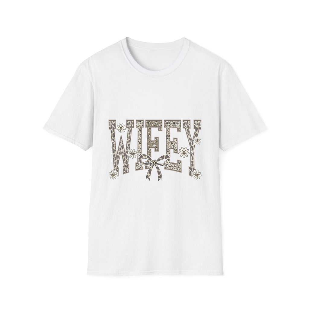 Wifey Leopard Floral T-Shirt