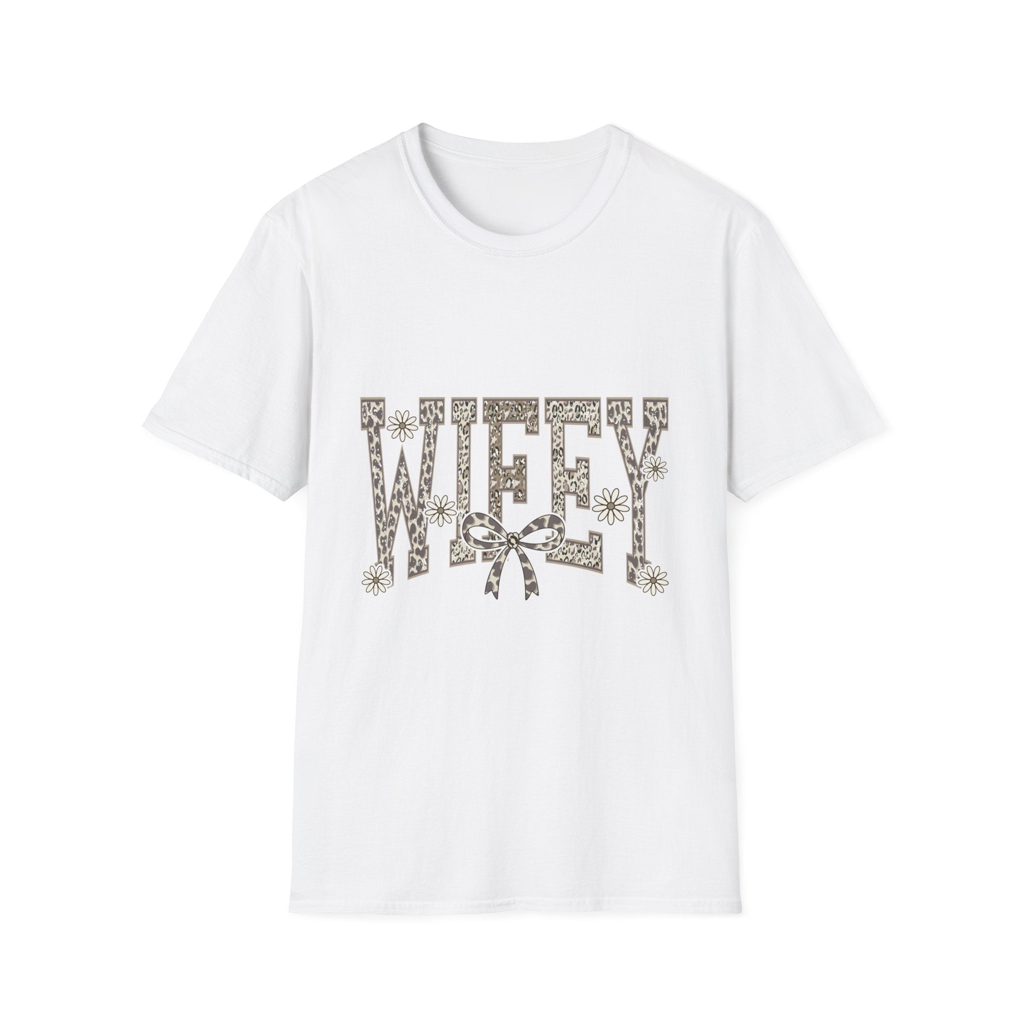 Wifey Leopard Floral T-Shirt