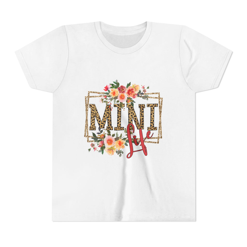 Mini Me Floral Leopard Youth Tee