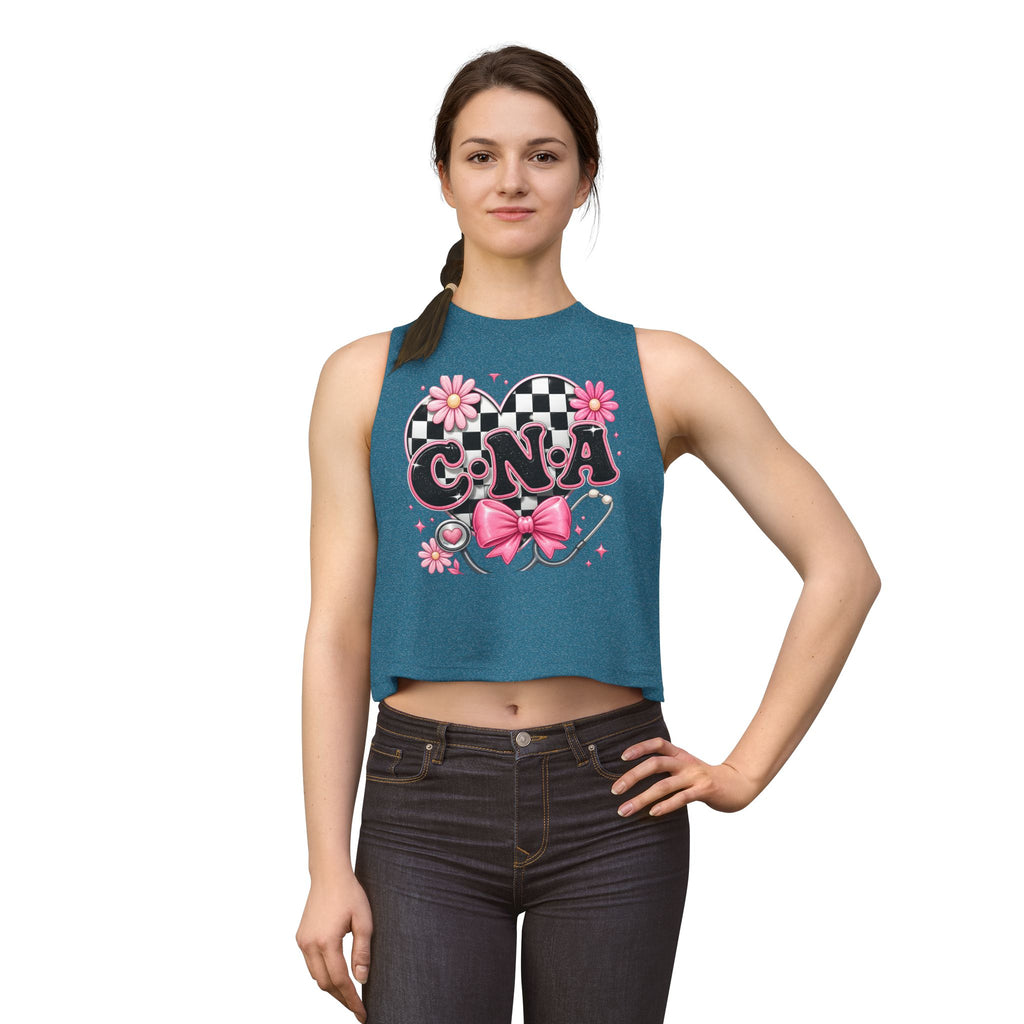 CNA Pink Floral Crop Top