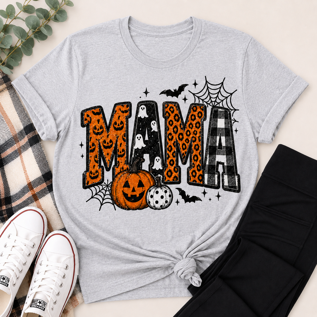 Mama Halloween Graphic Apparel
